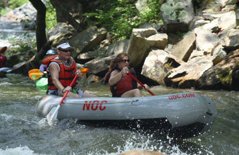 River rafting at Paradise Hills Resort and Spa.