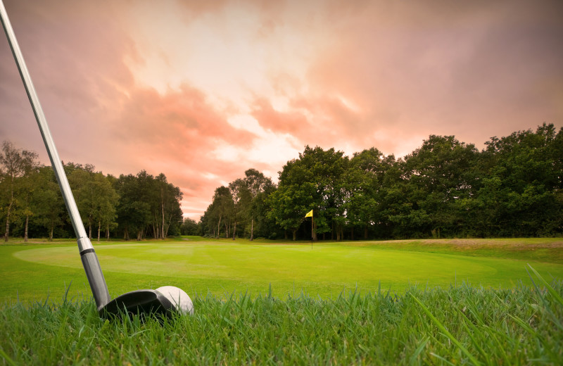 Golf near Fernleigh Lodge.