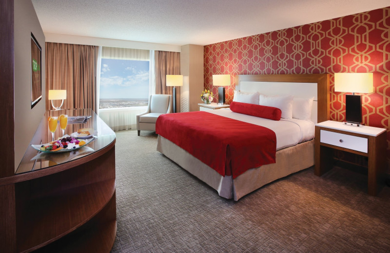 Guest room at Tropicana Casino and Resort.