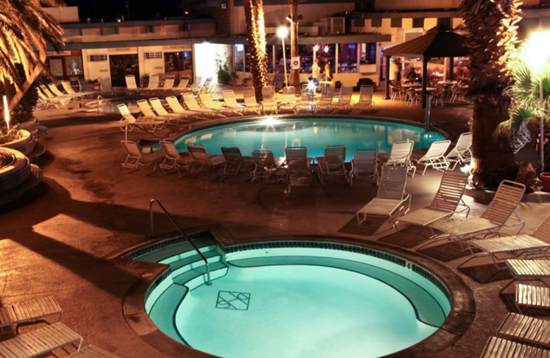 Outdoor pool at Desert Hot Springs Spa Hotel.