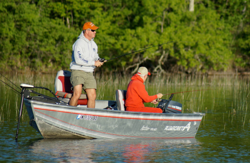 Fishing at Anderson's Starlight Bay Resort.