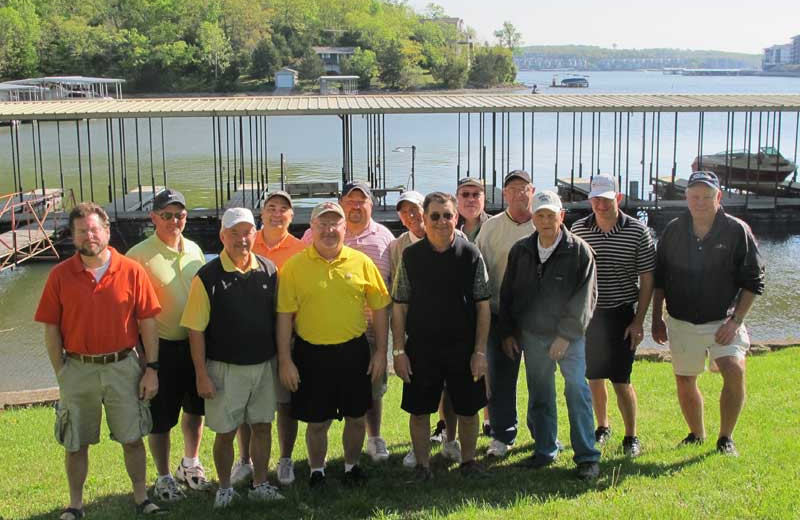 Golf group at Point Randall Resort.