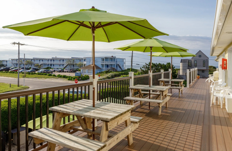 Patio at Ocean Resort Inn.