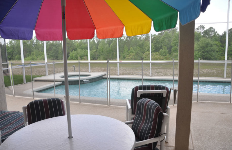 Rental pool at Sunkiss Villas.