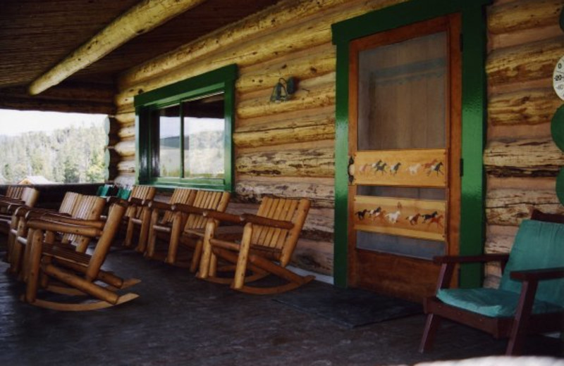 Front Porch at Nine Quarter Circle Ranch