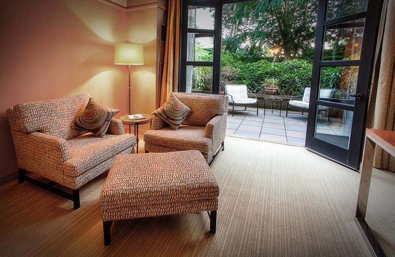 Guest room at Hotel Bellevue.