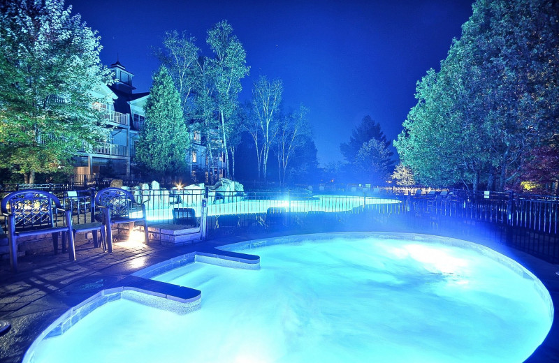 Outdoor pool at Chateau Beauvallon.