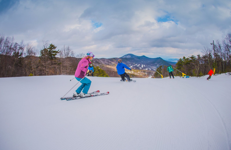 Skiing at Massanutten Resort.