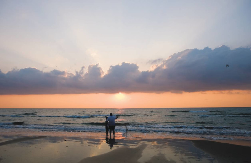 Sunset at Padre Getaways.