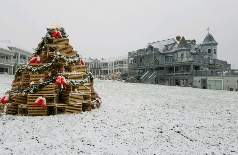 Winter at Beachmere Inn.