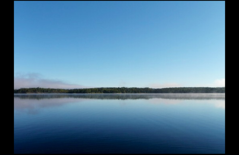 Lake at Nopiming Lodge.