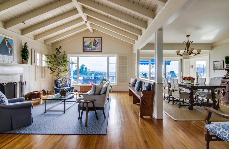 Rental living room at Cal Vacation Homes.