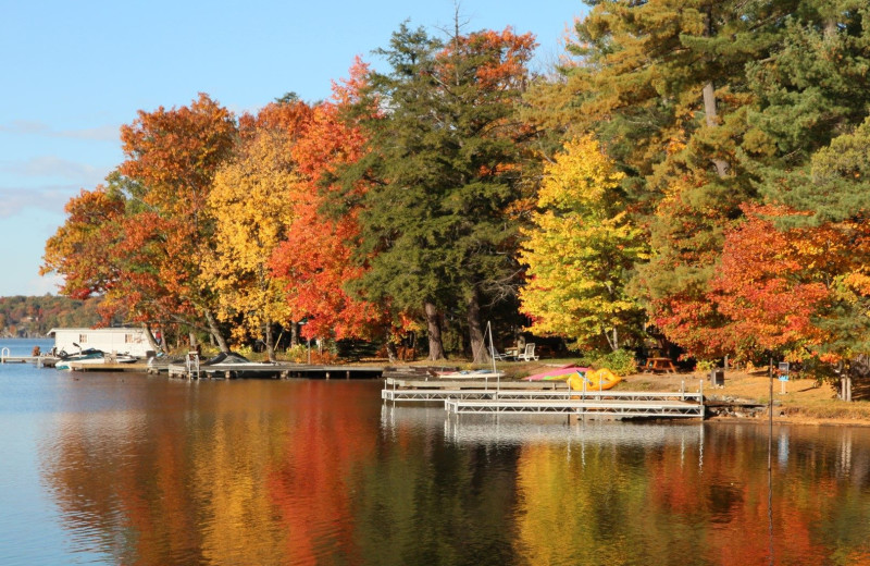 Fall colors at Patterson Kaye Resort.