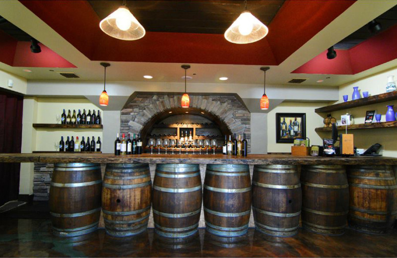 Wine cellar at Greenhorn Creek Resort.