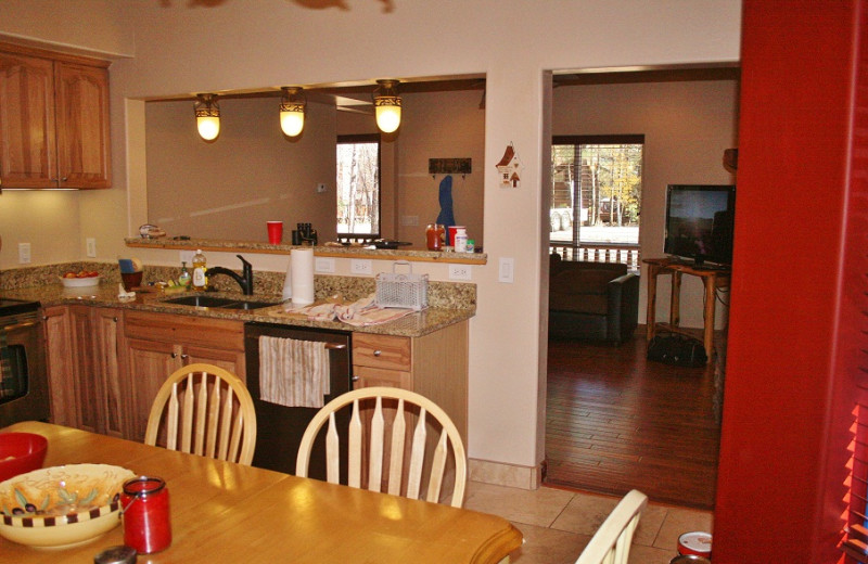 Kitchen/Living Area at Tall Pines Getaway