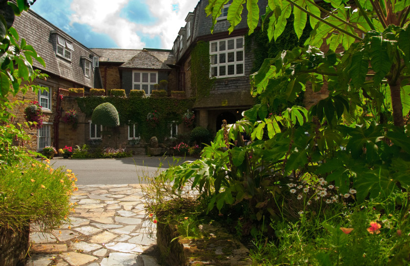 Exterior view of Budock Vean Hotel.