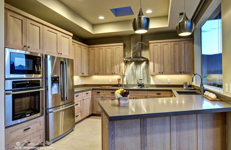 Guest suite kitchen at The Inn at Entrada.