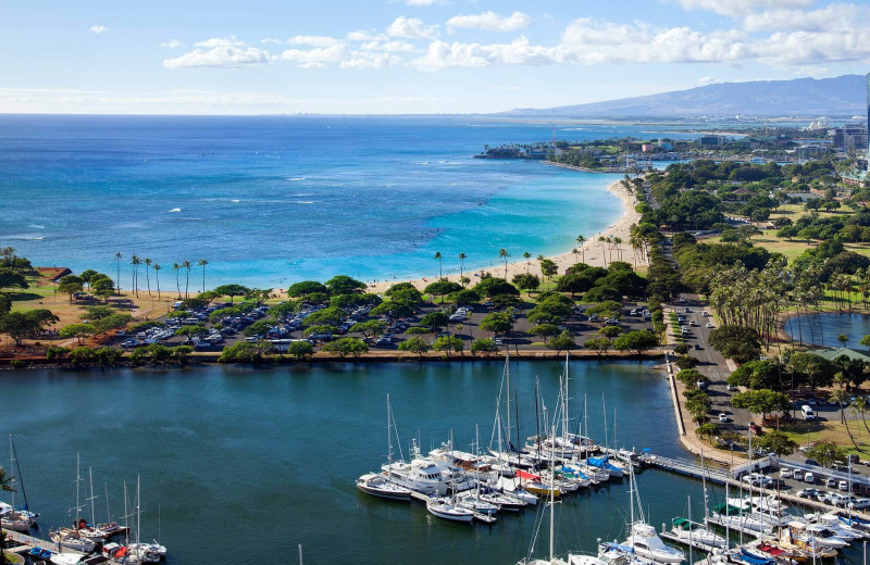 Beach at Prince Waikiki.