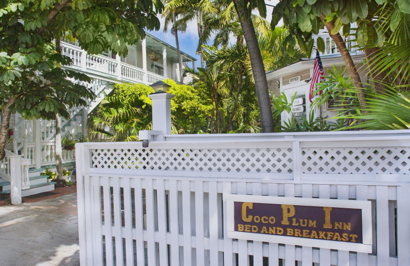 Exterior view of Coco Plum Inn.