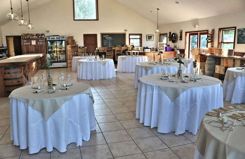 Wedding reception at Buttonwood Grove Winery