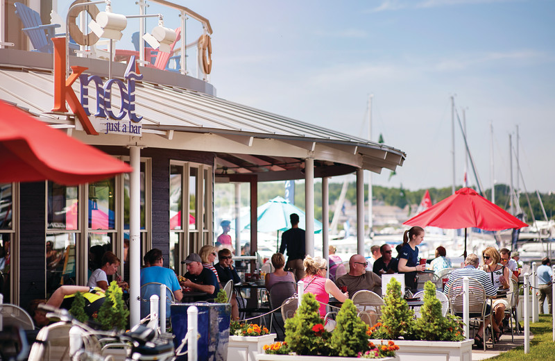 Dining at Bay Harbor Village Hotel & Conference Center.