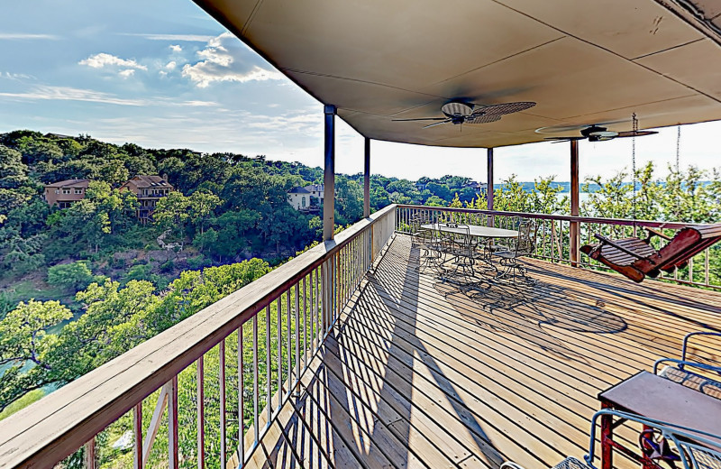 Rental deck at Burnet County Tourism.