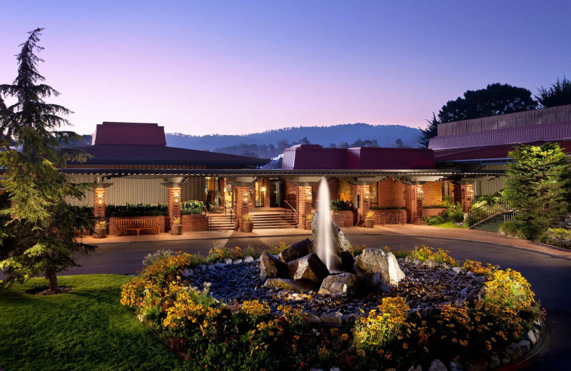 Exterior view of Hyatt Regency Monterey Hotel and Spa on Del Monte Golf Course.