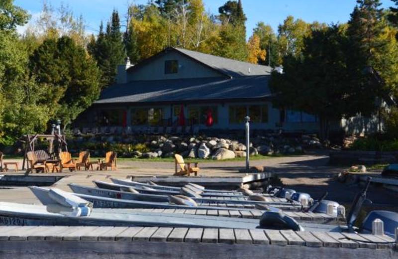 Marina at Gunflint Lodge.