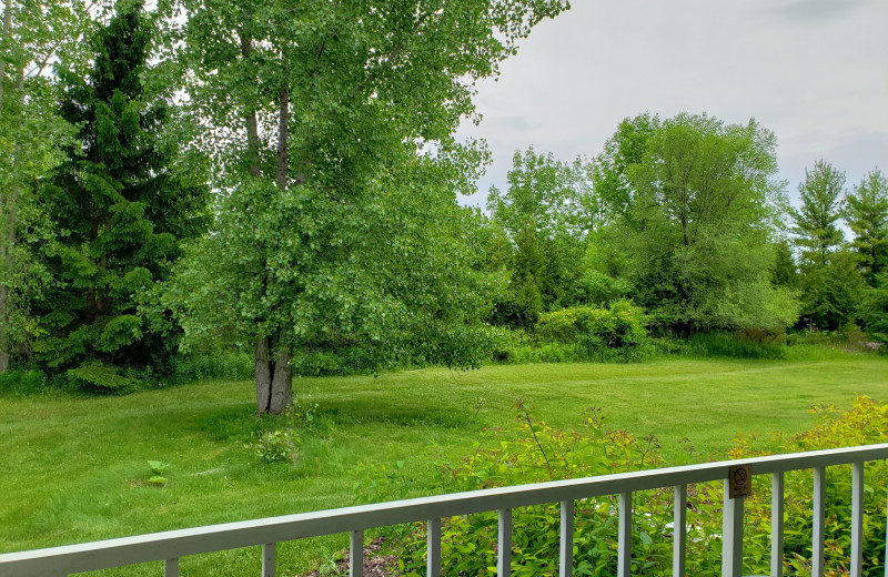 Balcony view at High Point Inn.