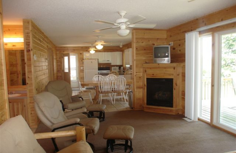 Cabin Interior at Ice Cracking Lodge & Resort 