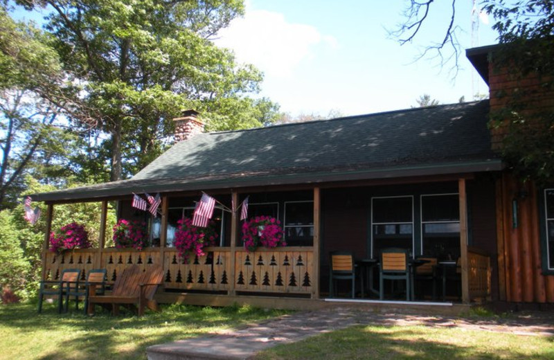 Cabin exterior at Pitlik's Sand Beach Resort.