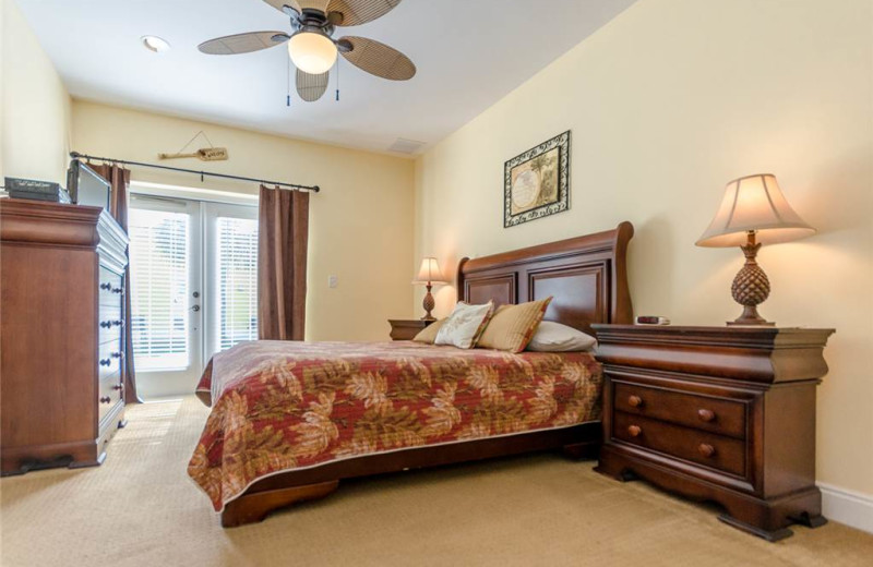 Rental bedroom at Banana Bay Perdido Key.