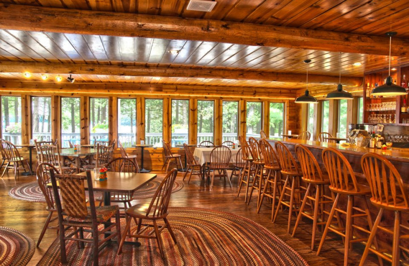 Dining at Drummond Island Resort.
