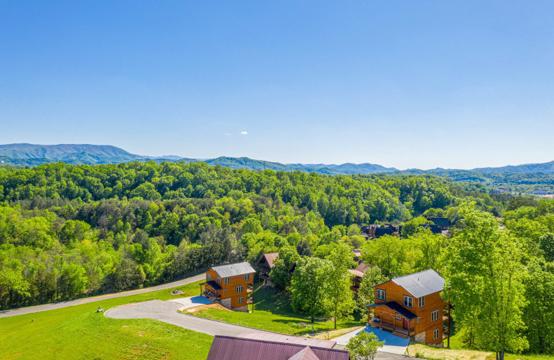 Exterior view of American Patriot Getaways - Smoky Mountain Chalet.