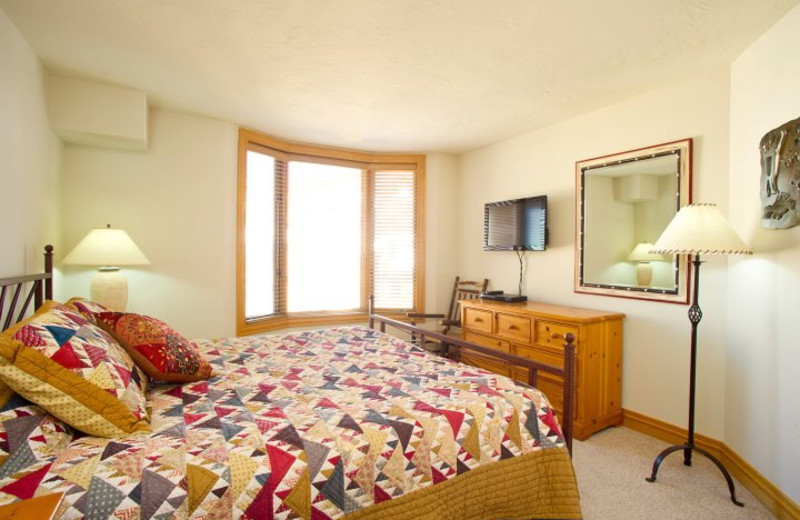 Guest room at Beaver Creek Lodge.