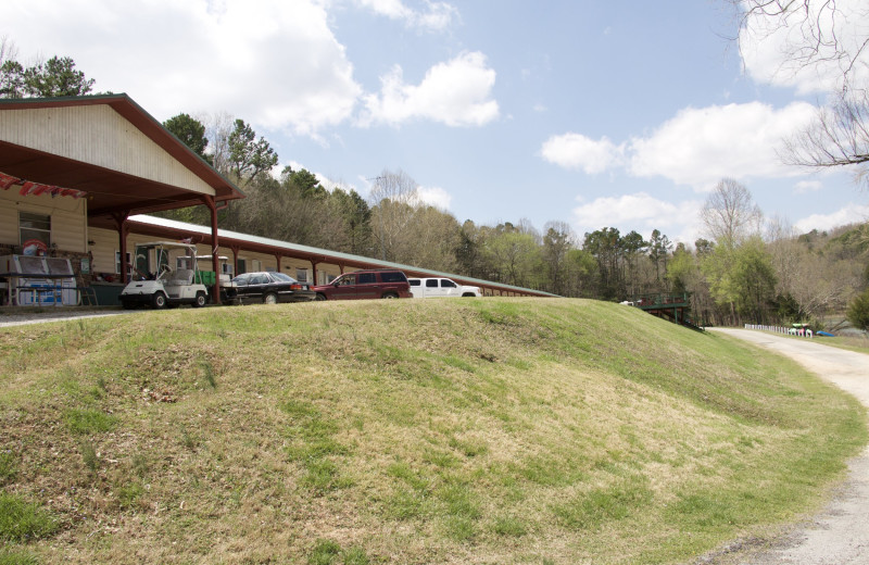 Exterior view of Tanglewood Lodge.