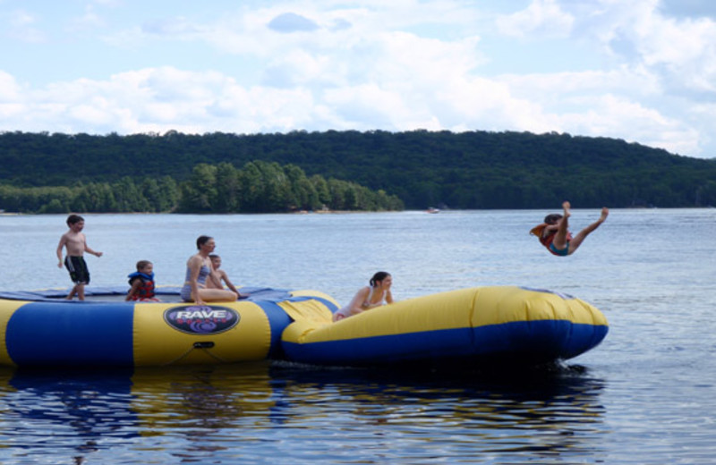 Water fun at Blue Spruce Resort.