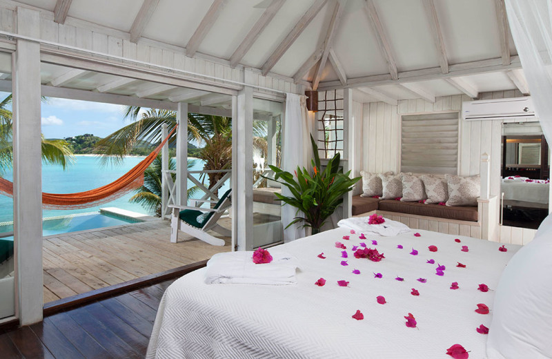 Guest room at Cocobay Resort.