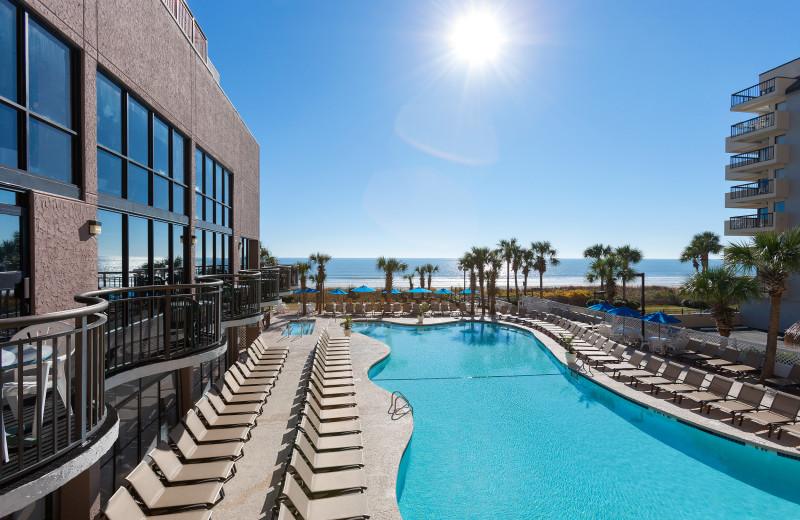 Outdoor pool at Long Bay Resort.