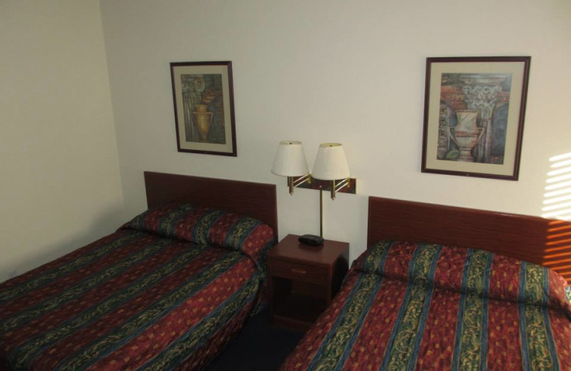 Guest room at Forman Inn & Suites.