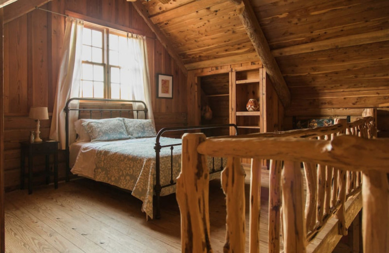 Cabin bedroom at Cabin 71.