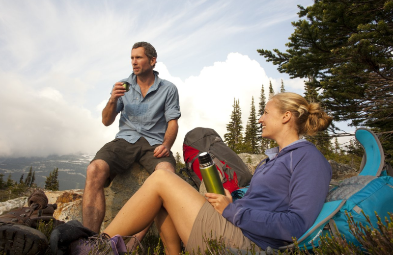 Hiking at Mount Robson Inn.