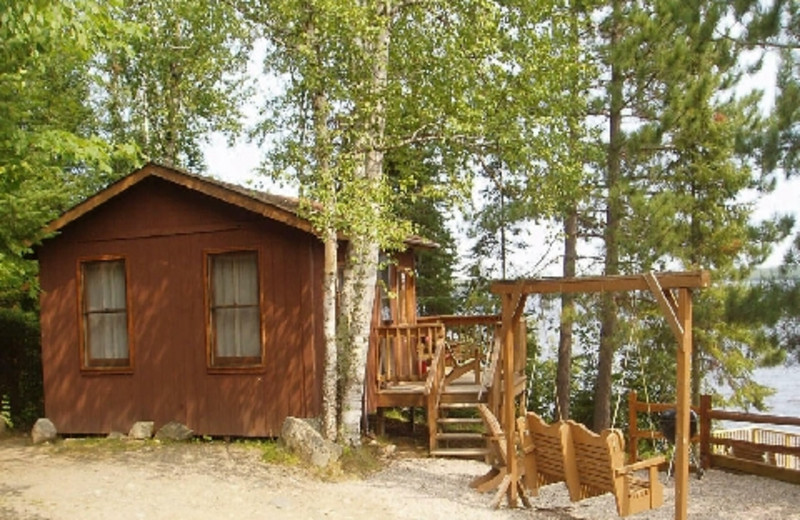 Cabin exterior at Timber Trail Lodge & Resort.