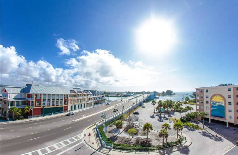 Exterior view of Beach Place Condominiums.