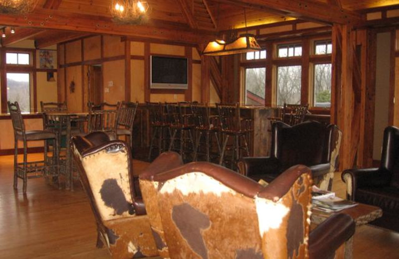 Lodge interior at Cedar Valley Lodge & Hunting.