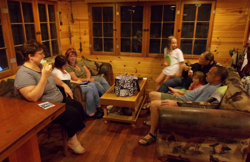 Lodge lounge at Cedar Point Resort.