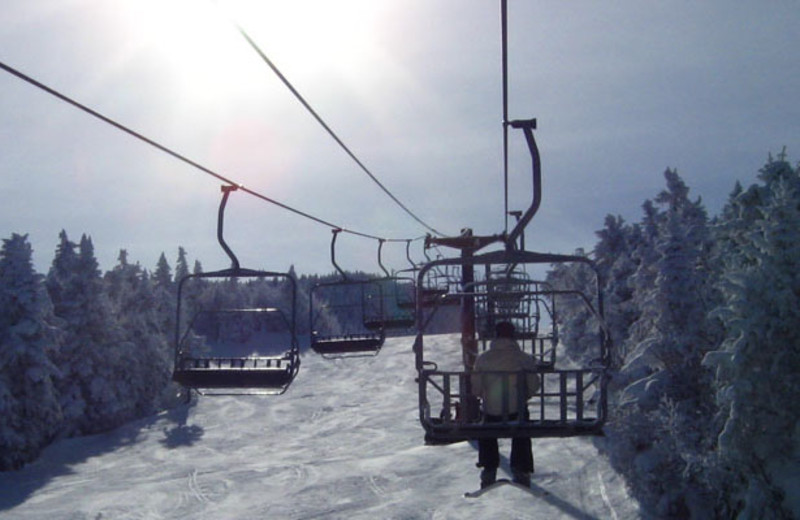 Ski lift near The Red Clover Inn & Restaurant.