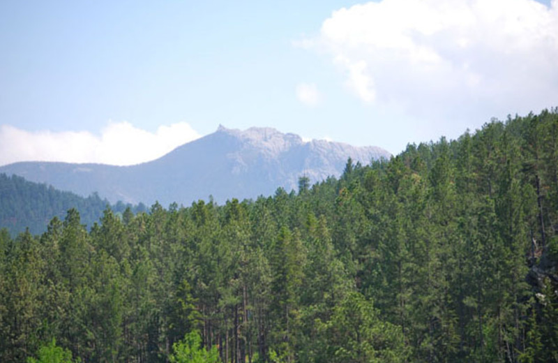 Mountains at Newton Fork Ranch.