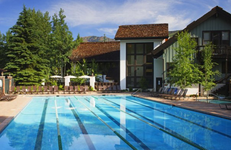 Outdoor pool at Vail Racquet Club.