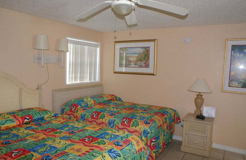 Guest room at Daytona Shores Inn and Suites.